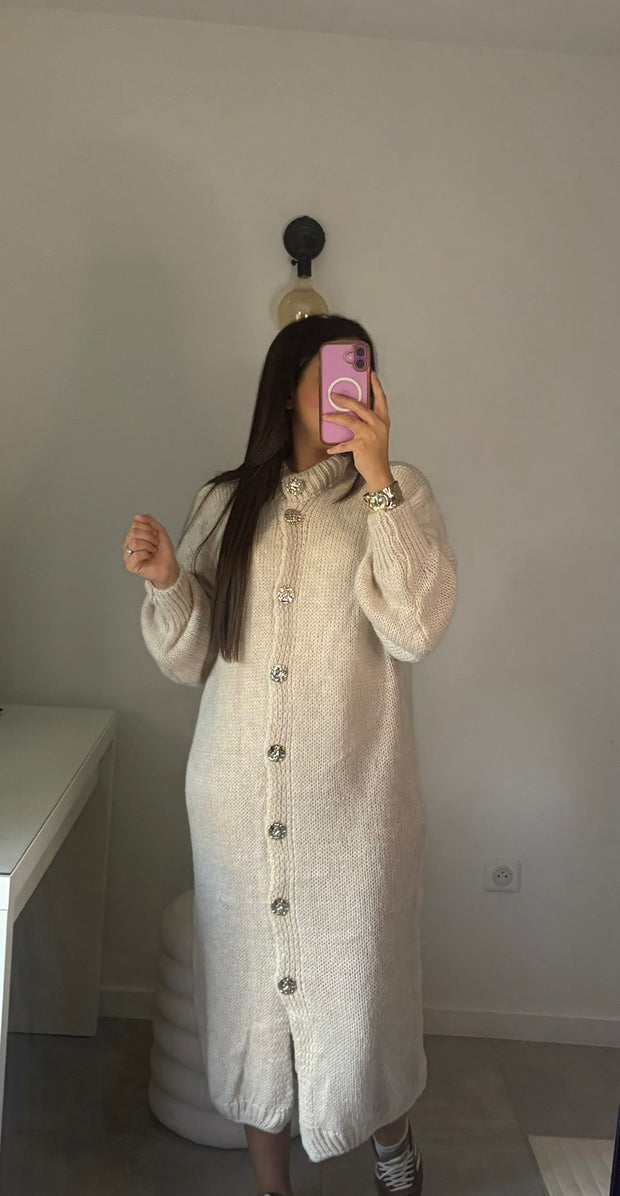 Robe Longue Beige