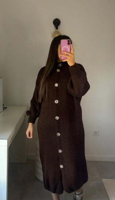Robe Longue Marron