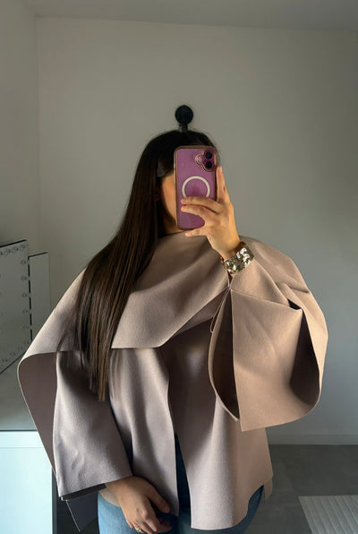 Veste Écharpe Taupe