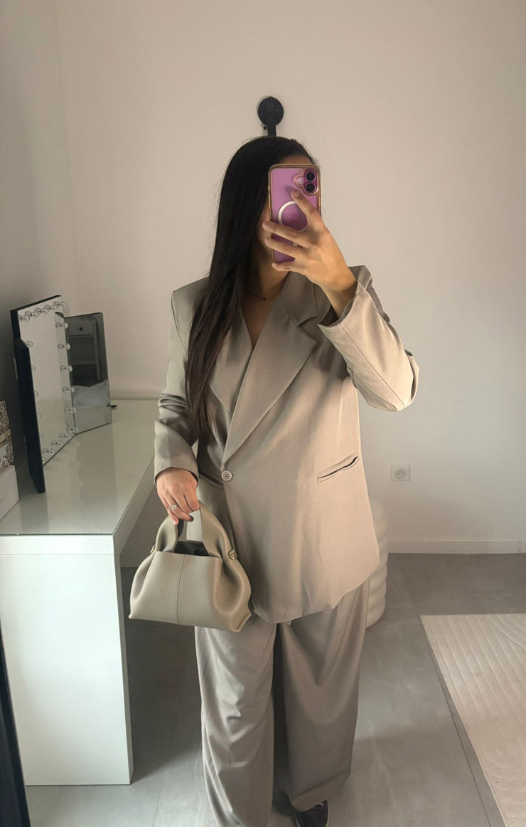 Ensemble Blazer Taupe